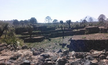 Zona Arqueologica de Cantona en Puebla