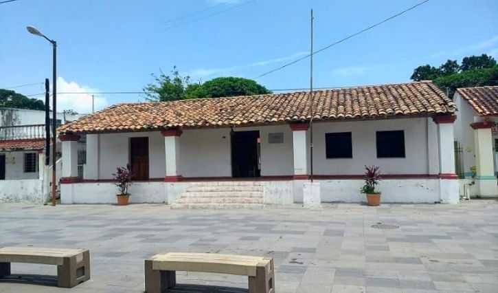 Vista externa de Casa de Calbido primer ayuntamiento en la Nueva España