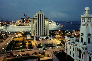 Vista panorámica del Puerto de Veracruz