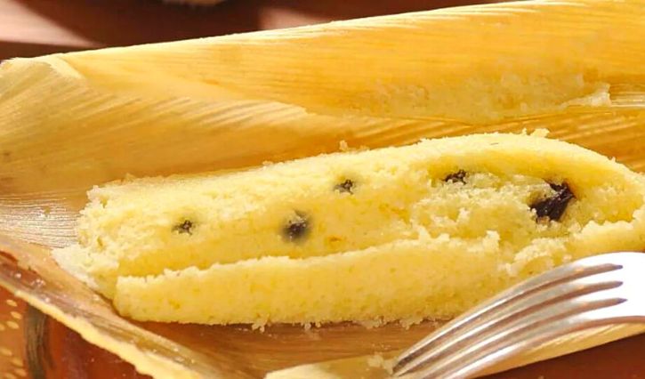Tamales canarios, tamal de dulce