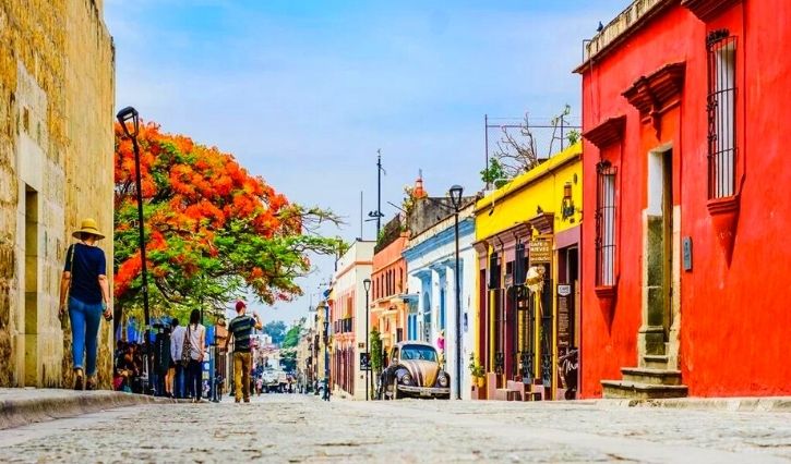 Coloridas calles de Oaxaca