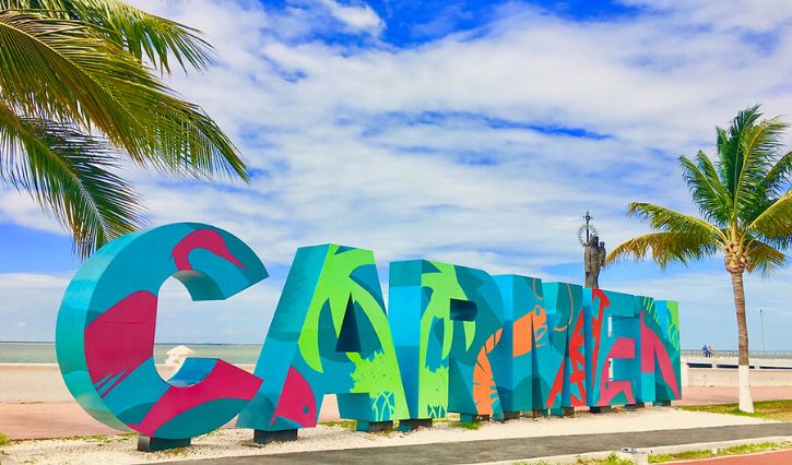 Letras de ciudad del Carmen en Campeche