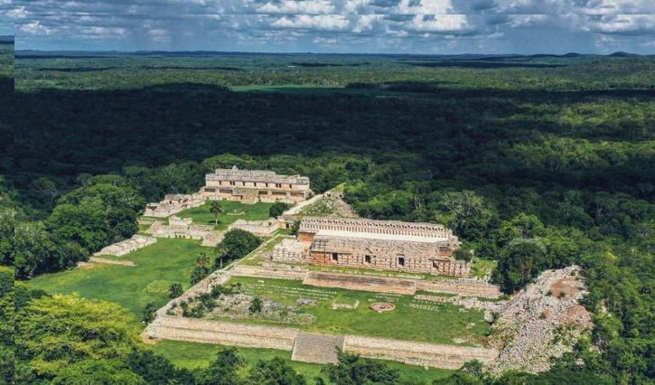 Zona arqueológica de Kabah en Campeche