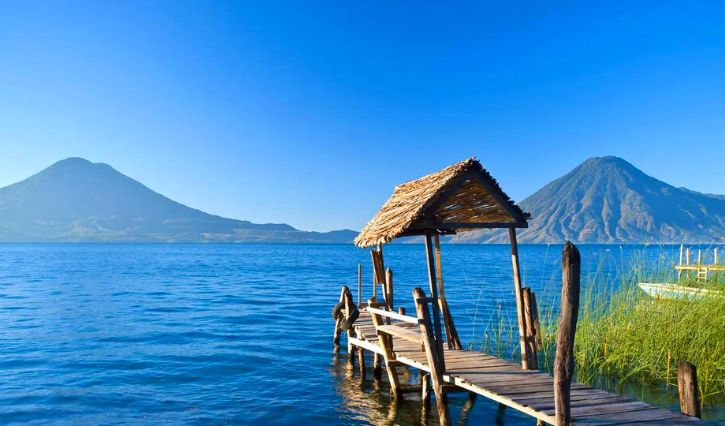 Lago Atitlan na Guatemala