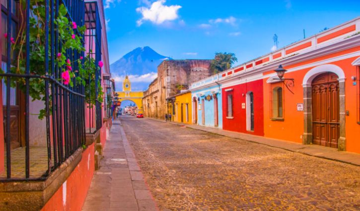 Calle de la ciudad de Antigua Guatemala