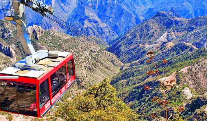 Teleférico en divisadero, Chihuahua