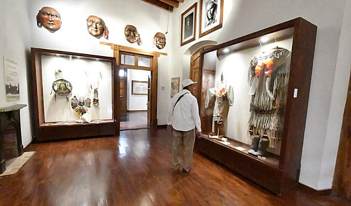 Vista interior del Museo de la Apacheria