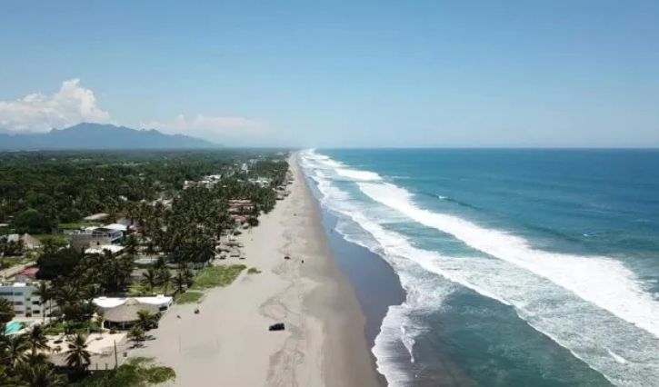 Vista aérea de Puerto Arista