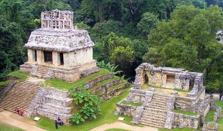 Pirámide del Sol en Palenque
