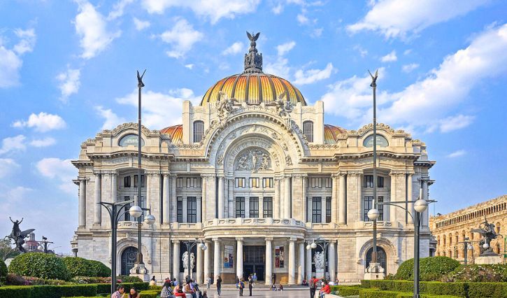 Vista panorámica de Bellas Artes